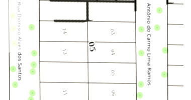 Terreno de 360m² em Dourados/MS, desocupado
