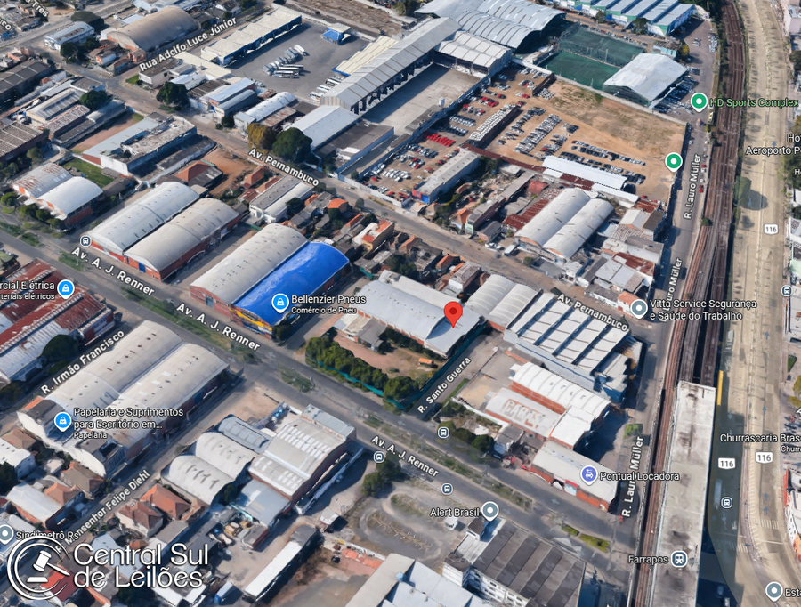 Pavilhão Industrial com 552m² em Porto Alegre