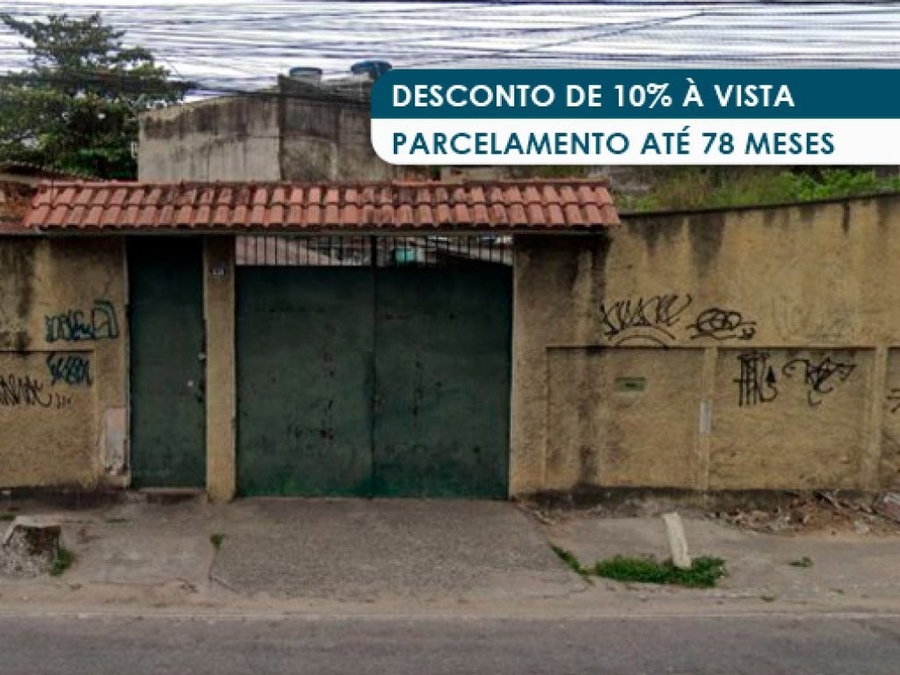 Casa Ocupada em Nilópolis com 382m² de Área Construída