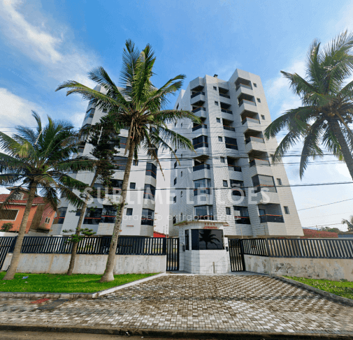 Suíte com 2 vagas e 55m² útil
