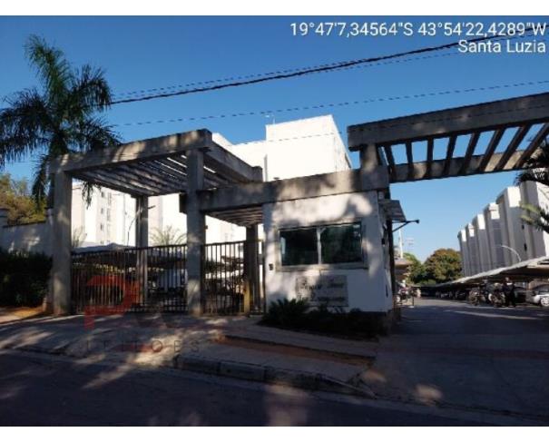 Apartamento com 2 quartos em Santa Luzia/MG