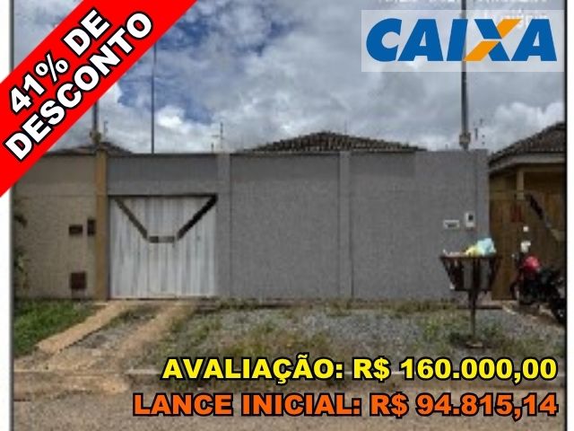 Casa com 60m² em Luziânia pronta para morar