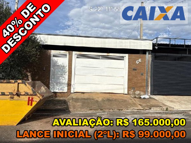 Casa com 2 quartos em Garça/SP