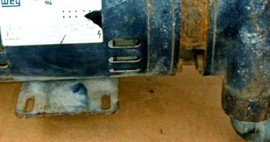 Motobomba WEG Centrífuga Trifásica 1cv - Equipamento em Leilão