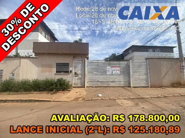 Apartamento com 2 quartos em Valparaíso de Goiás