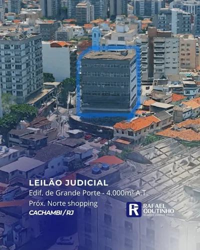 Edifício comercial com 4.000m² em zona nobre do Rio de Janeiro