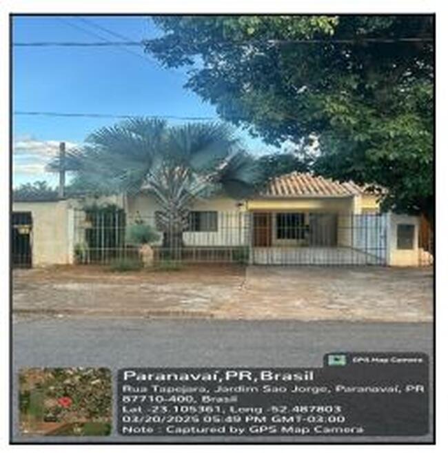 Casa em Paranavaí com 60,38m² de área privativa