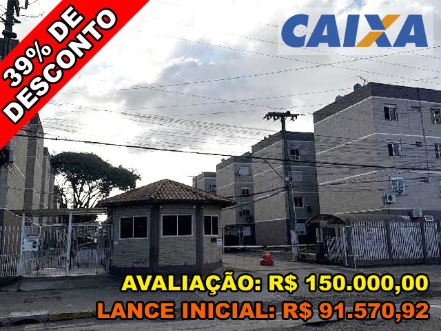 Apartamento com 2 quartos e 1 banheiro, 55,96 m² privativos