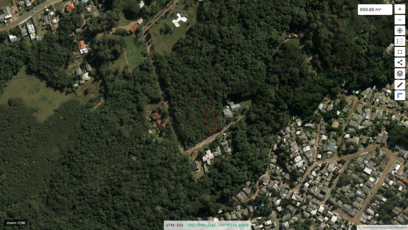 Terreno urbano de 922,5 m² no Loteamento Avifauna