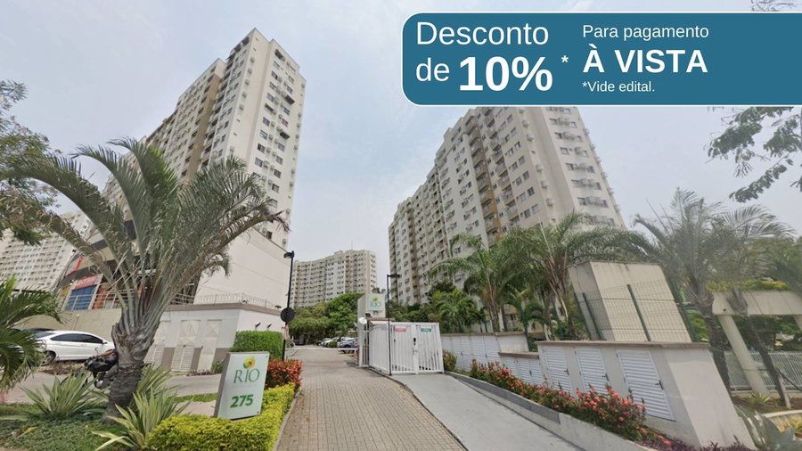 Apartamento no Residencial Rio com 1 Vaga em Del Castilho
