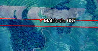 Imóvel rural com 121.000m², área total, desocupado