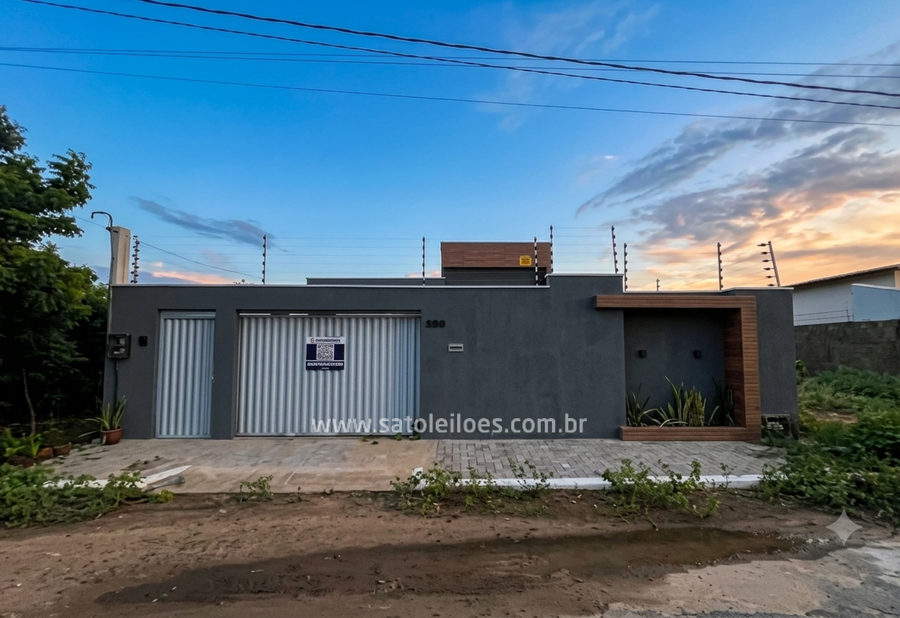 Casa em Mossoró com terreno de 250m² e residência construída