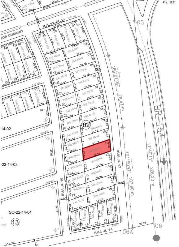 Terreno Urbano 369m² no Residencial Joaquim Leme - Ituiutaba/MG