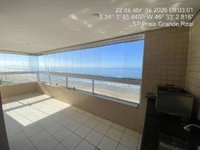 Apartamento 127m² com 2 vagas e vista para o mar em Praia Grande