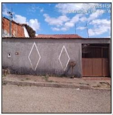 Casa com 73,80m² em Águas Lindas de Goiás/GO