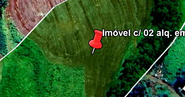 Área rural com 48.400m², parte do Lote 91, desocupada