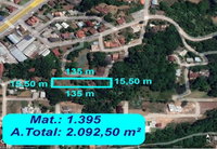Terreno com 2.092,50 m² em Nova Petrópolis/RS com Edificação