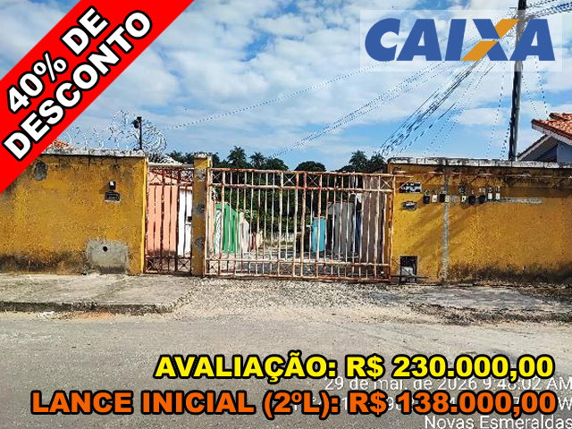 Casa com 3 dormitórios e 2 banheiros - 69,87 m²