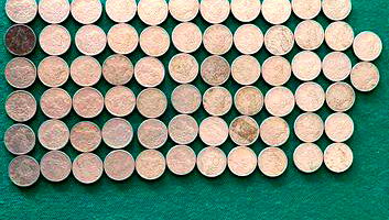 68 Moedas de 20 Centavos de 1967