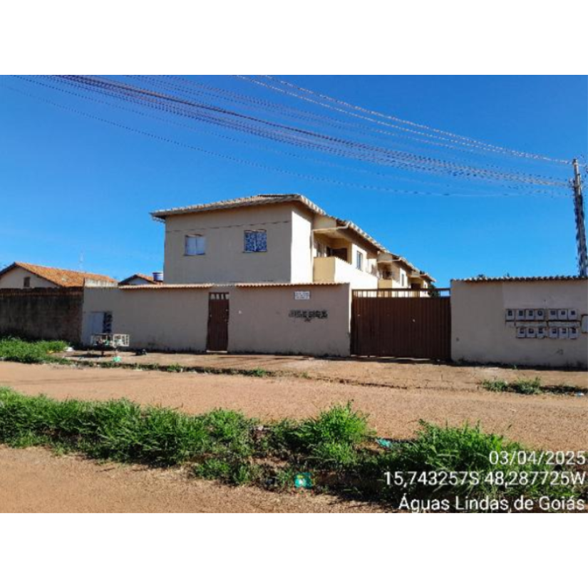 Apartamento com 47m² em Águas Lindas de Goiás/GO