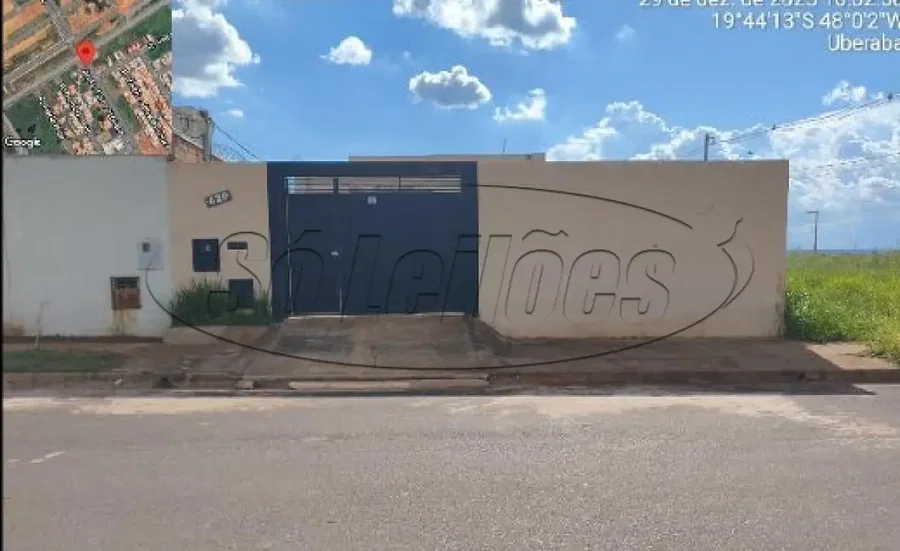 Casa 2 quartos em Uberaba com 56,5m² e terreno de 250m²