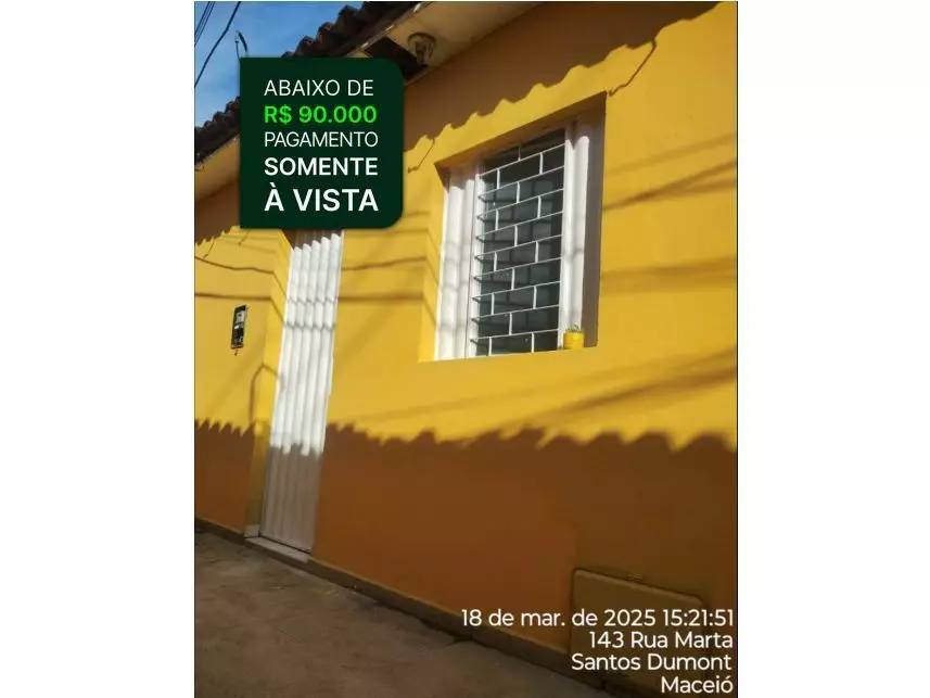 Casa em Leilão com 48m² Construída em Rio Largo/AL