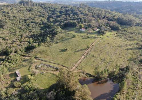 Área Rural com 44,88ha - 5 frações desocupadas, sem benfeitorias