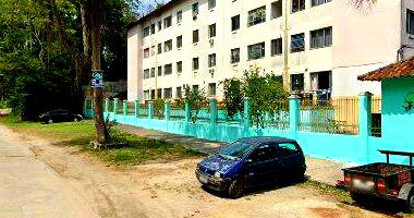 Apartamento com 2 quartos, banheiro, sala e cozinha, 55,49m² total