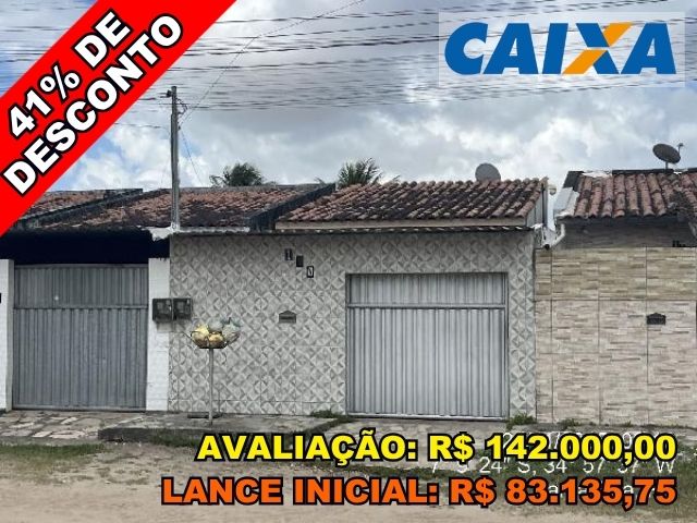 Casa com 2 quartos em Santa Rita/PB