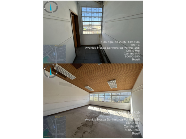 Imóvel comercial 491m² em Curitiba/PR - Terreno 531m²