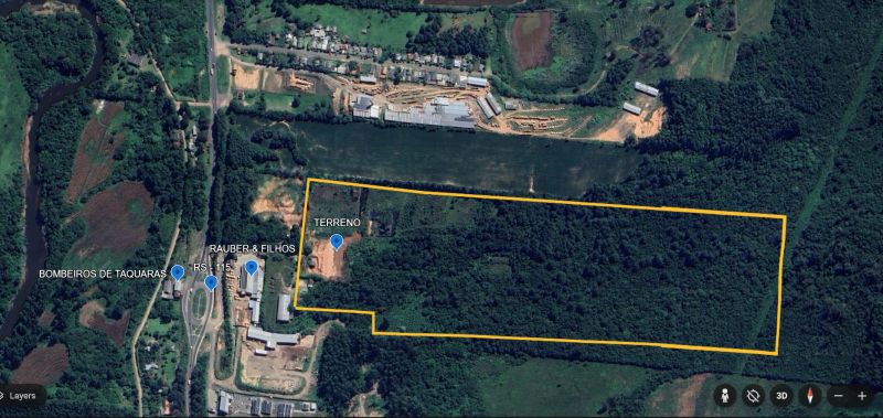 Terreno urbano irregular com 202.057,5m² no Distrito Industrial