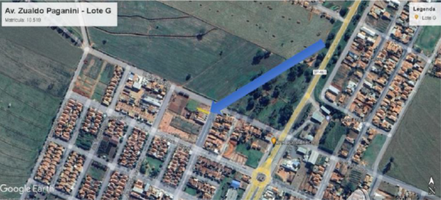 Lote Urbano de 150m² na Avenida Zualdo Paganini