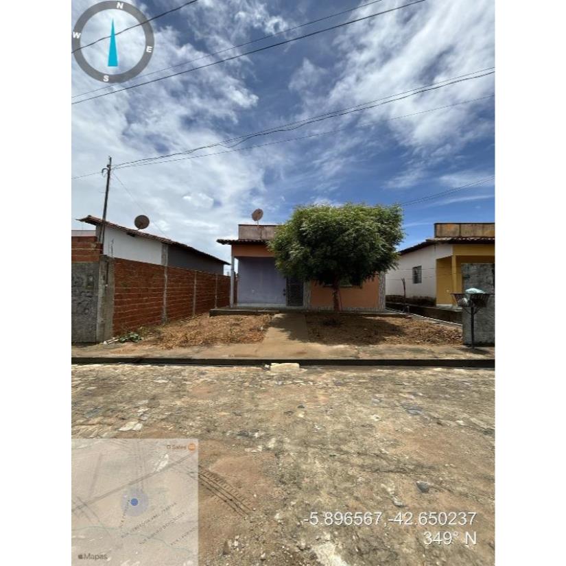 Casa com 56m² em Água Branca/PI - Centro