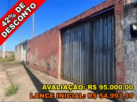 Casa 3 quartos, 1 banheiro, 1 vaga, 53.58m² construída, desocupada