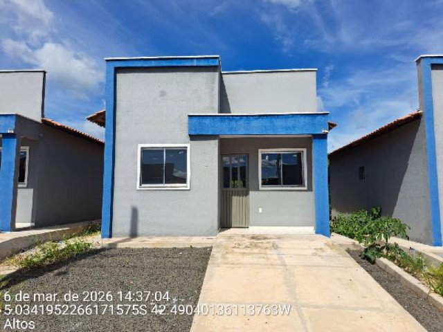 Casa residencial com 2 quartos em Altos/PI - 54,4m²
