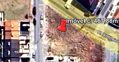 Terreno com 467,88m² em Curitiba/PR