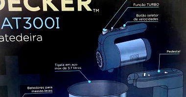 Batedeira Black Decker BAT3001 - Oportunidade Imperdível!