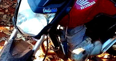 HONDA/CG150 START 2015/2015 Vermelha - Sucata com Motor Inservível