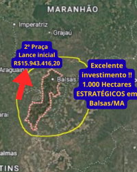 Fazenda com 1000 hectares em Balsas/MA
