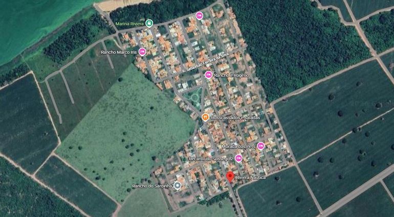 Barracão com 391m² em terreno urbano, Rivieira Náutica