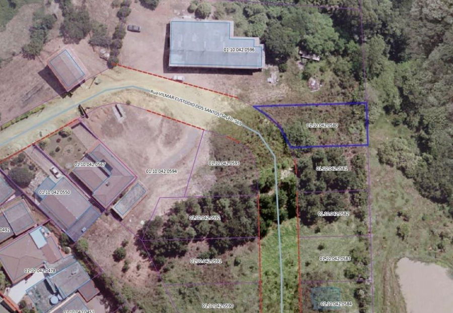 Terreno em Loteamento Vale do Sol com 422,08m²