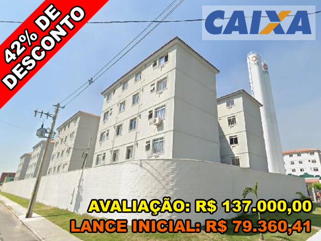 Apartamento com 2 quartos e vaga de garagem em Mesquita/RJ