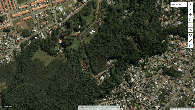 Terreno urbano de 922,5 m² no Loteamento Avifauna