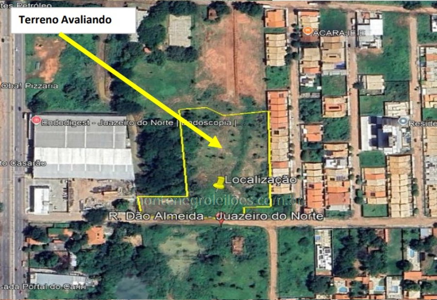 Terreno Amplo em Juazeiro do Norte com 8.801m²