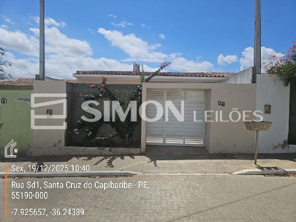 Casa em Santa Cruz do Capibaribe/PE com 2 quartos
