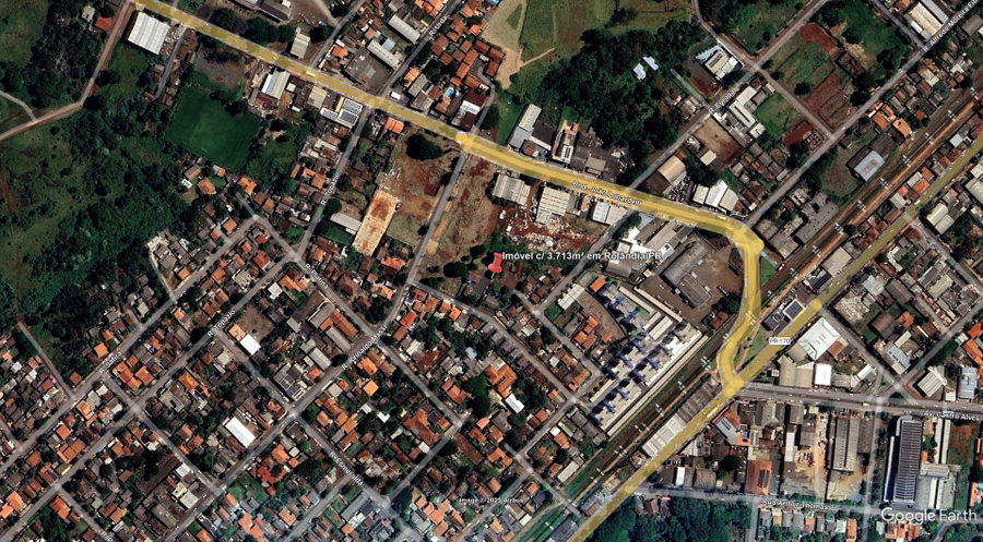 Terreno de 3.713m² em Rolândia/PR