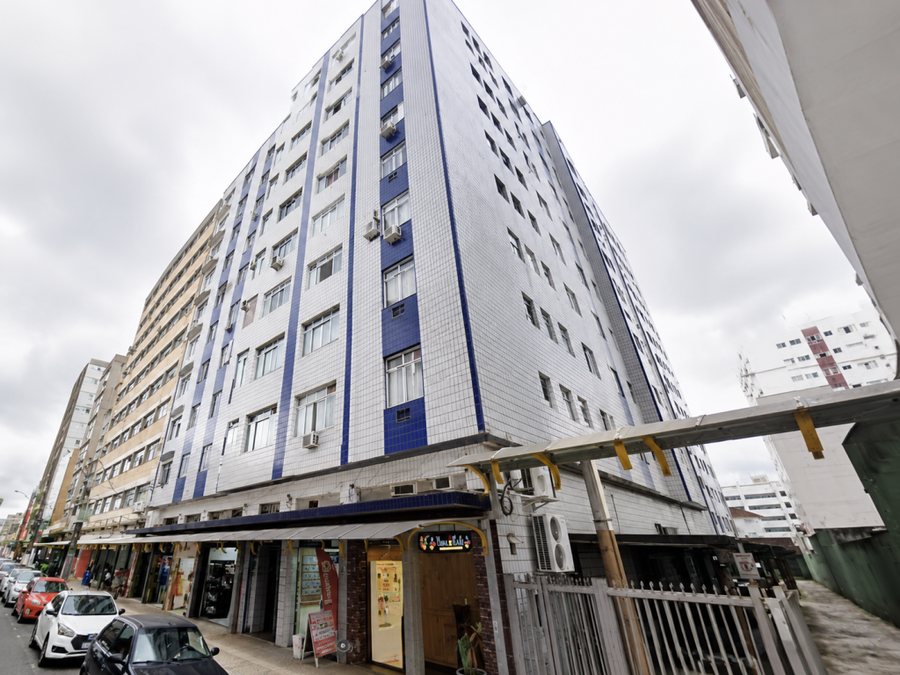 Kitnet Reformada, 20,73m², Edifício Benedito Calixto, Centro