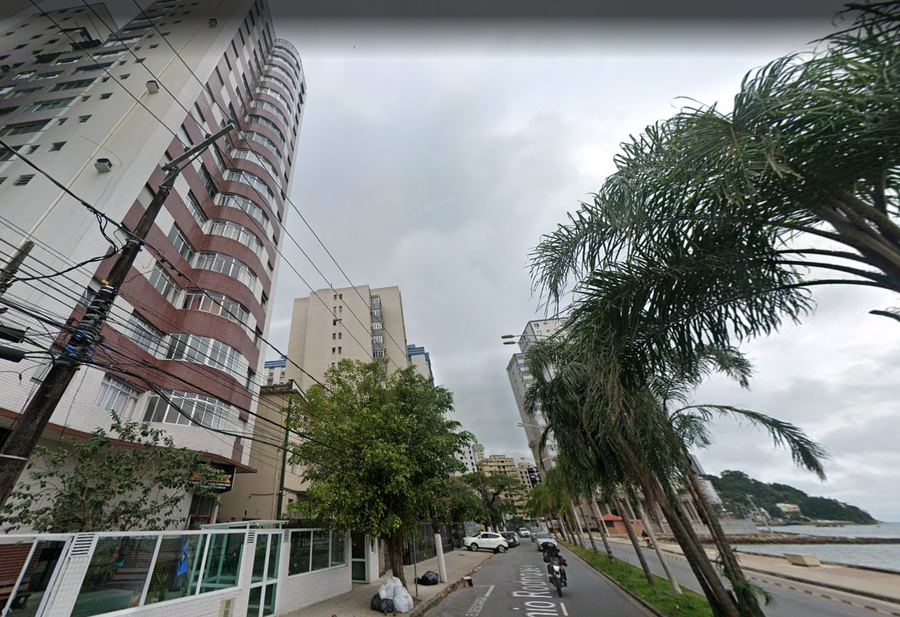Apartamento Frente Mar 60m² no Ed. Saturno, São Vicente - SP