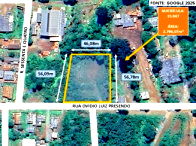 Terreno com 2.796,07m² em General Carneiro/PR