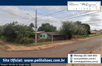 Parte ideal 1/4 terreno 3600m² com 130m² construídos, esquina